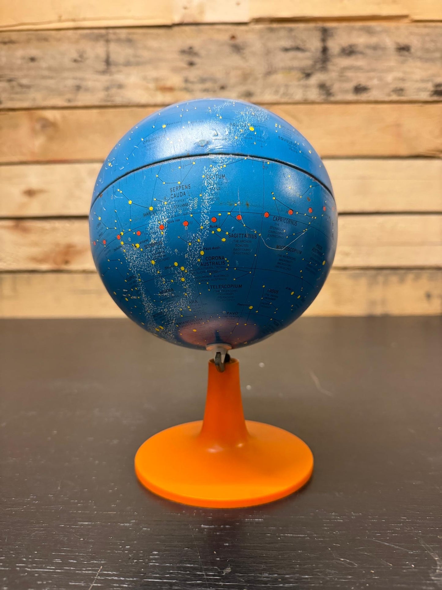 1960s Metal Celestial Table Globe By Scan Globe AS Copenhagen