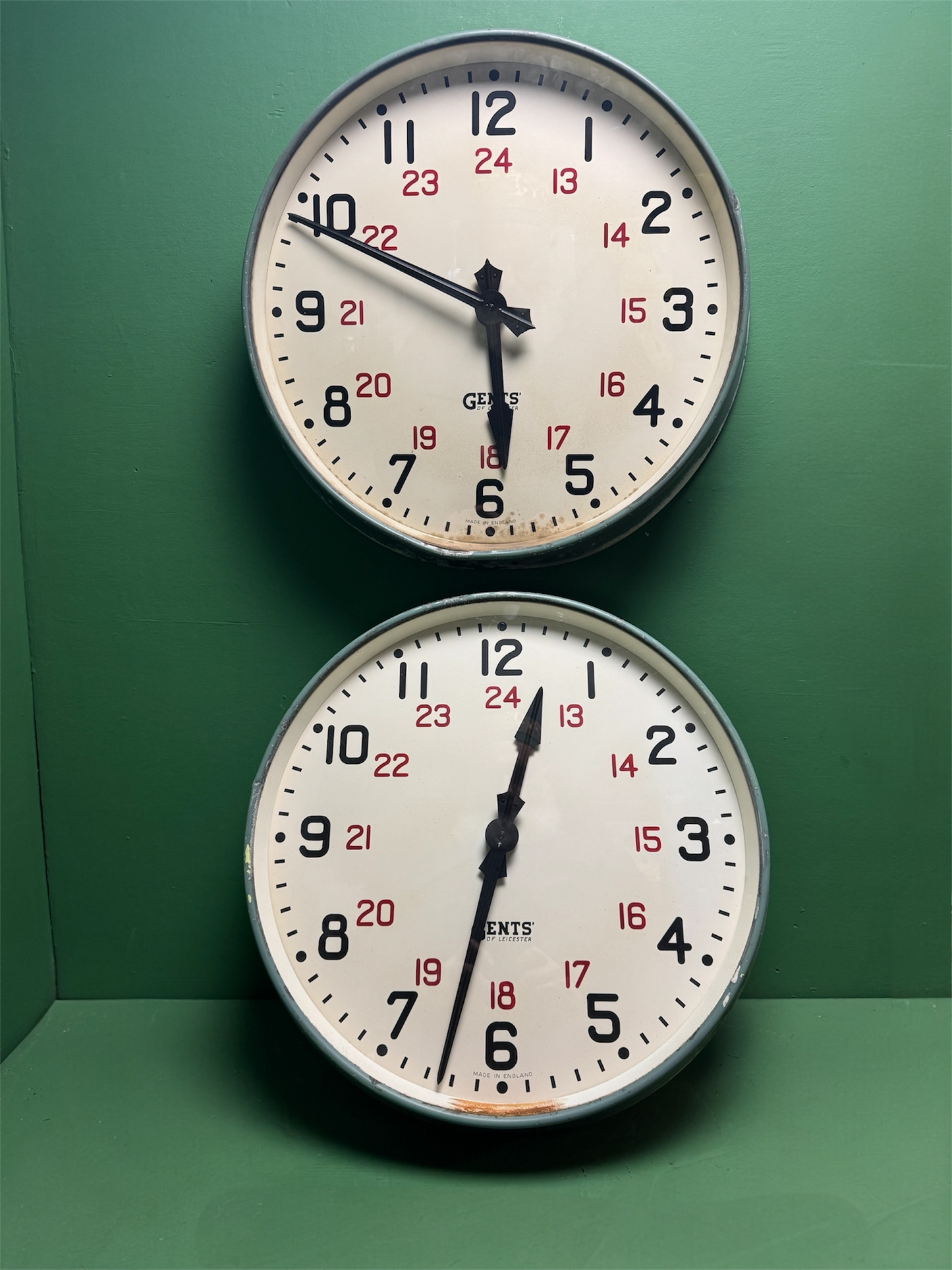 1950s Welsh Railway Clocks By Gents Of Leicester