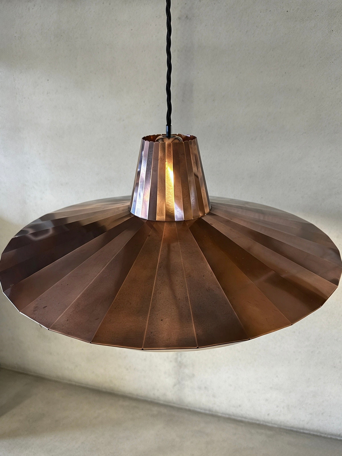 Copper Pendant Light Model CL-30 By David Derksen Design