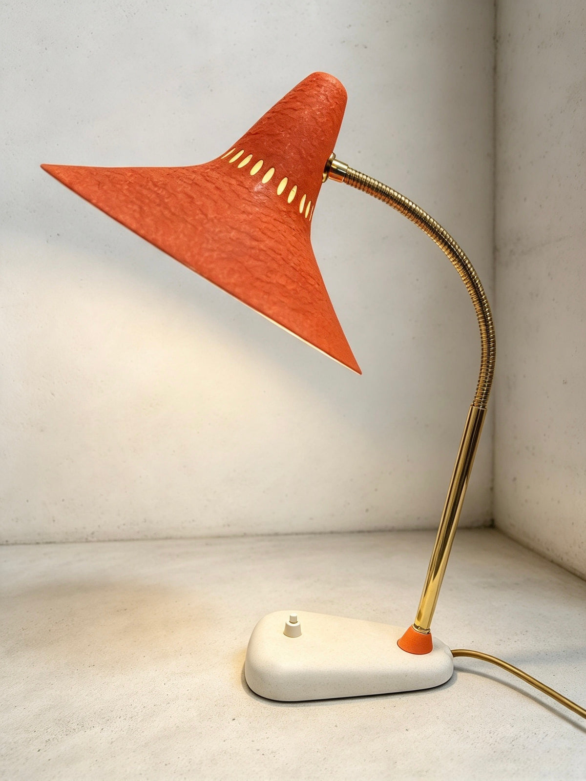 1960s Goose Neck Desk Lamp By SIS Germany