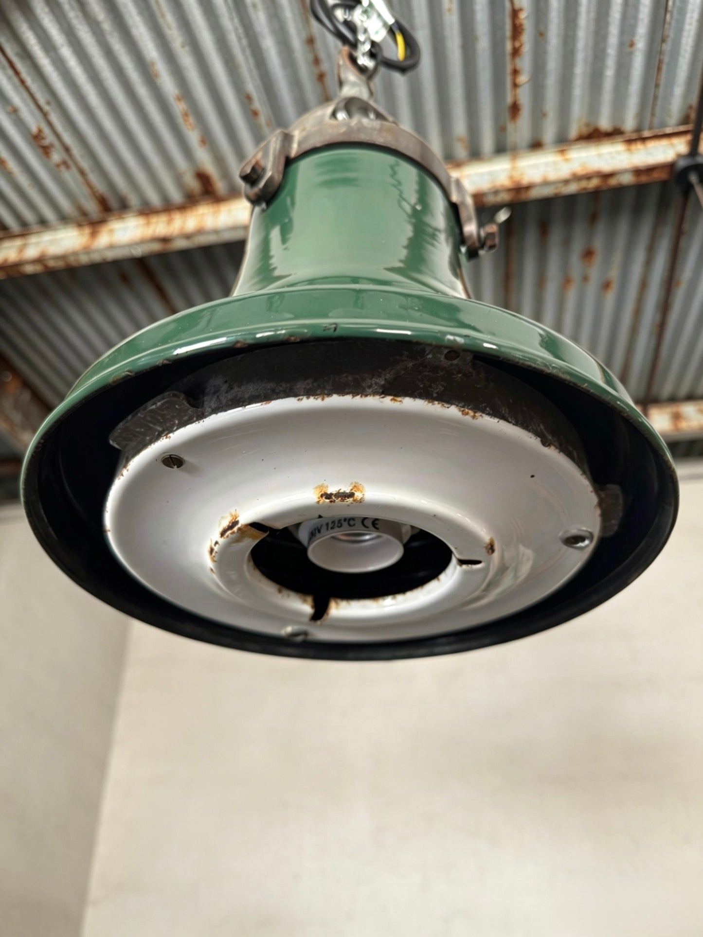1940s Large Industrial Factory Lights By Simplex