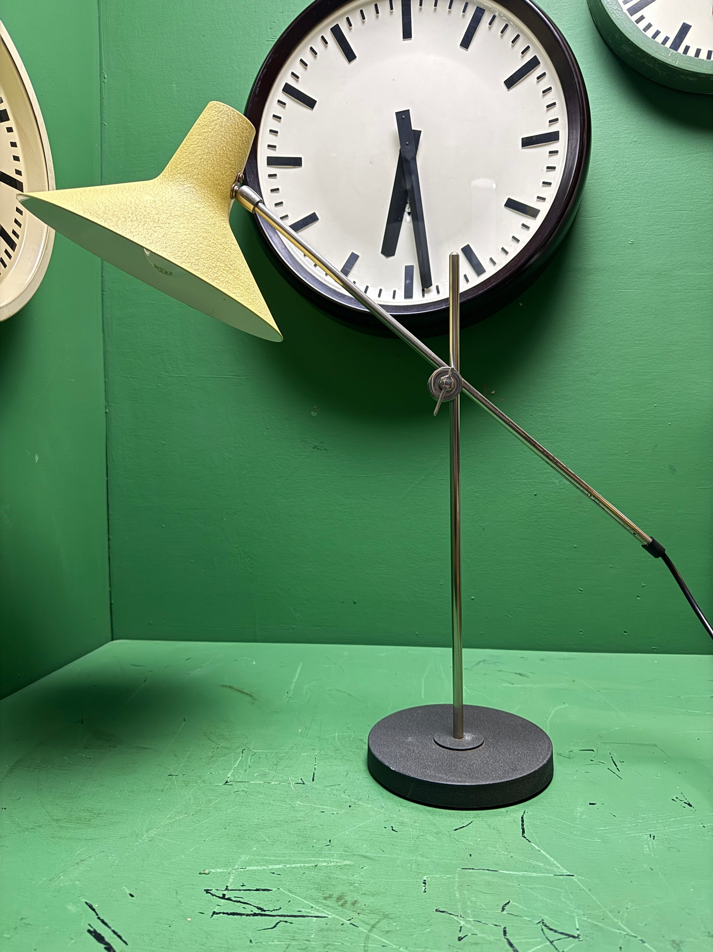 Large 1960s Table Lamp By Erich Lang For SIS Leuchten Germany