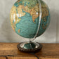 Vintage 1960s German Columbus Duo Glass Globe Lamp