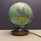 Vintage 1960s German Glass Globe Lamp By JRO Globus Munchen