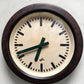 Large 1960's East German Industrial Factory Clocks By Elfema