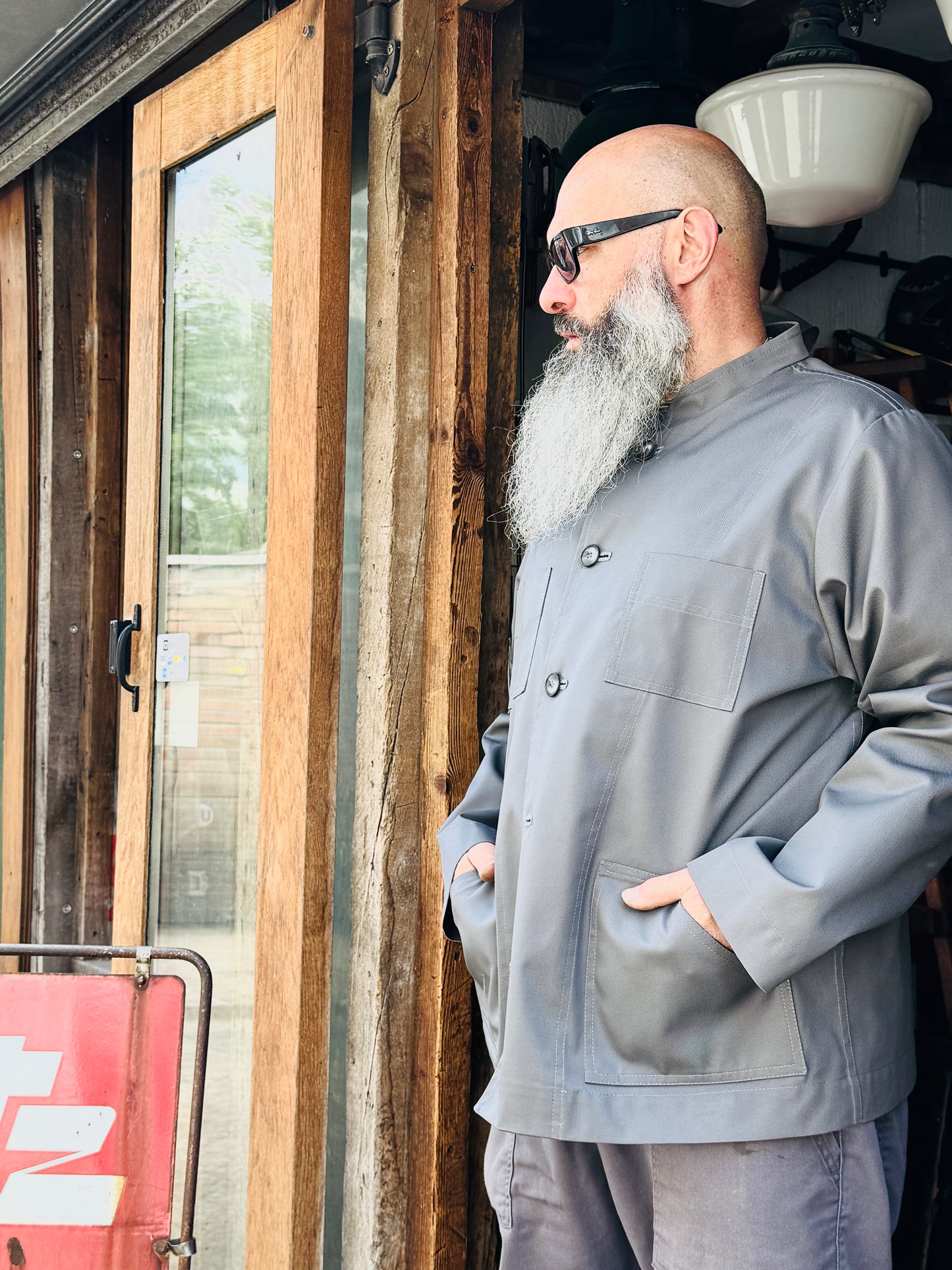 The 'Mintan' Made In London Classic Work Wear Drill Cotton Over Shirt