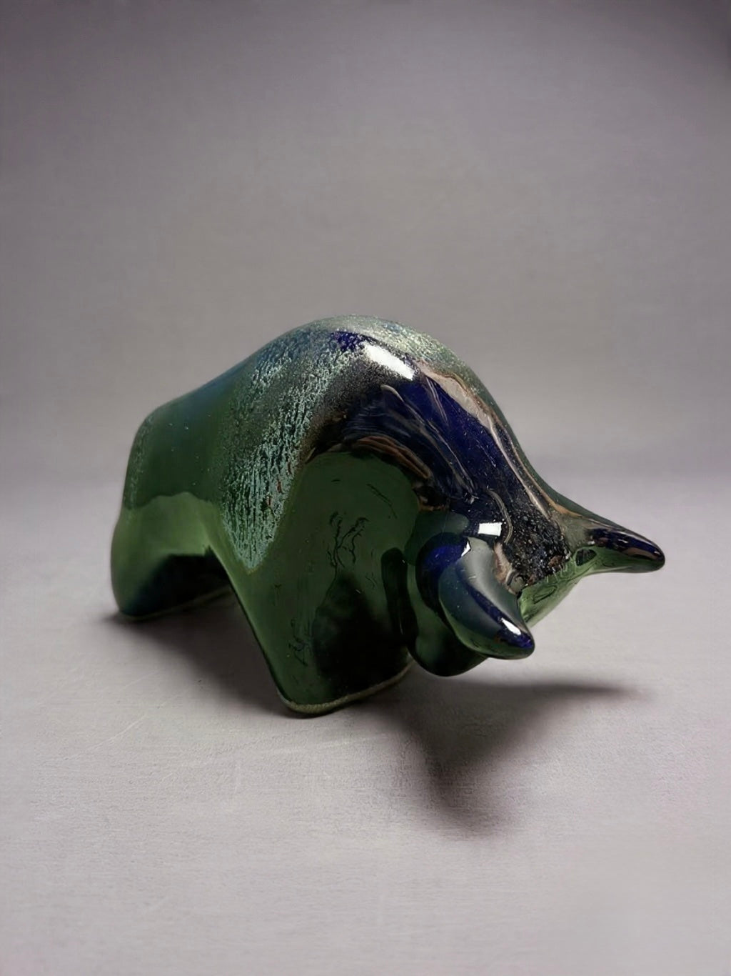 Otto Keramik Classic Ceramic Bull West German Pottery Fat Lava