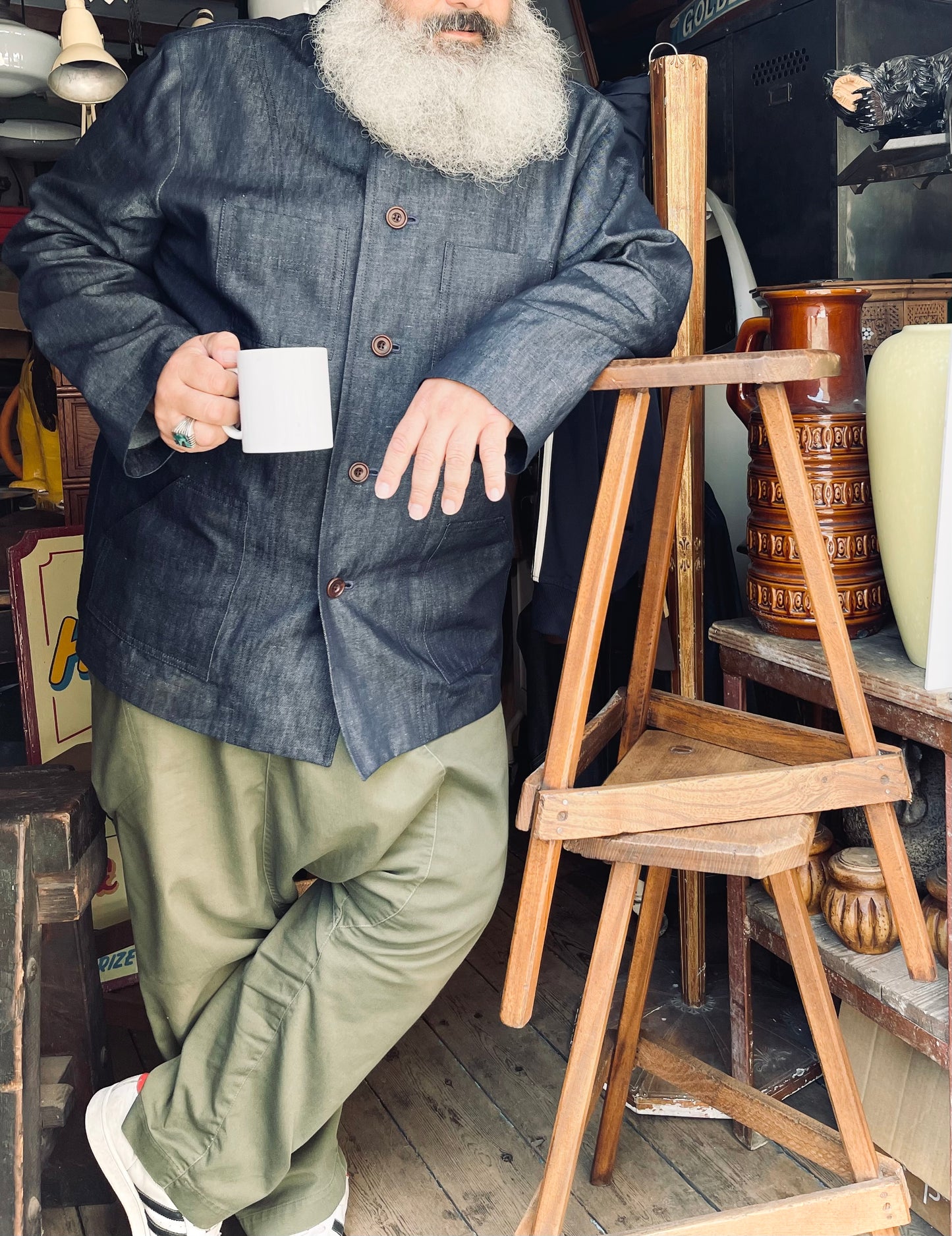 The 'Mintan' Made In London Classic Work Wear Denim Over Shirt