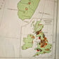 Philips Comparative Wall Atlas Of Africa Circa 1950s