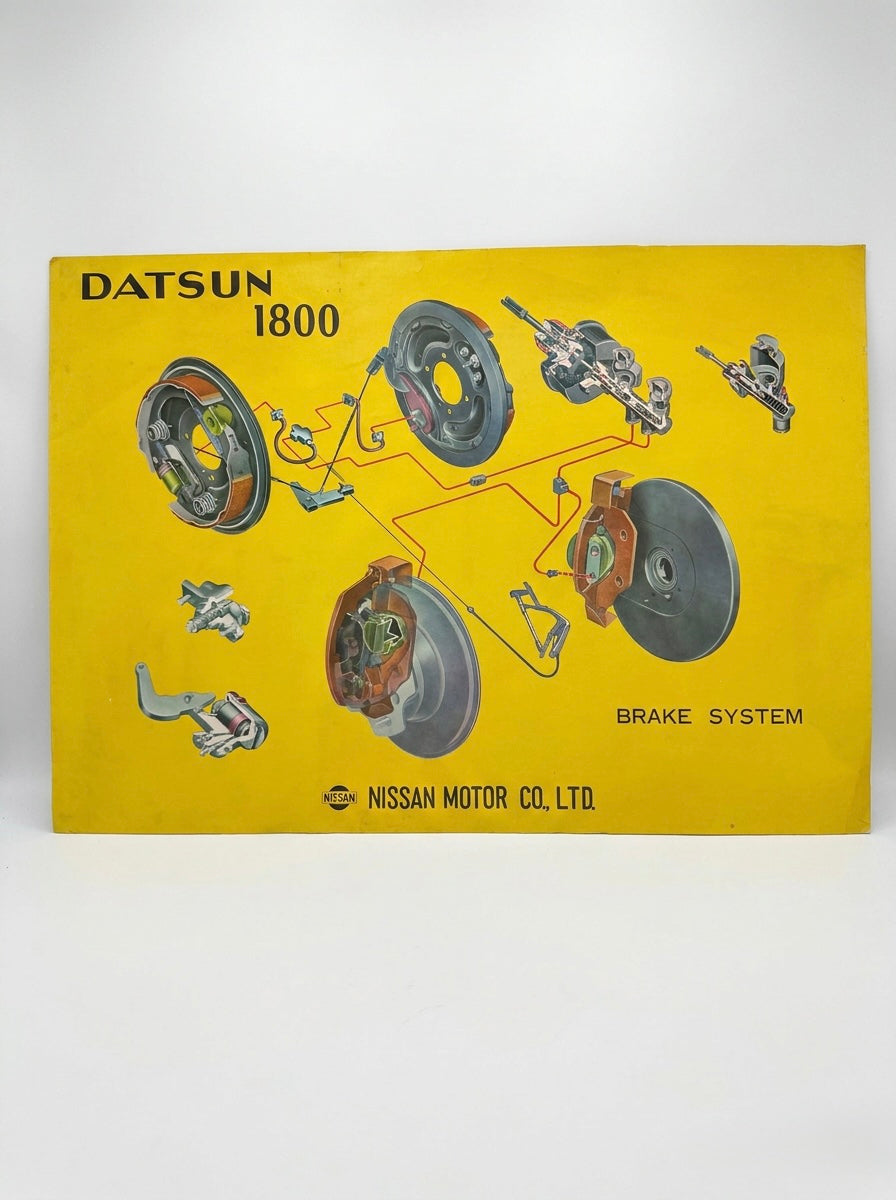 1960s Datsun 1800 Dealership Poster