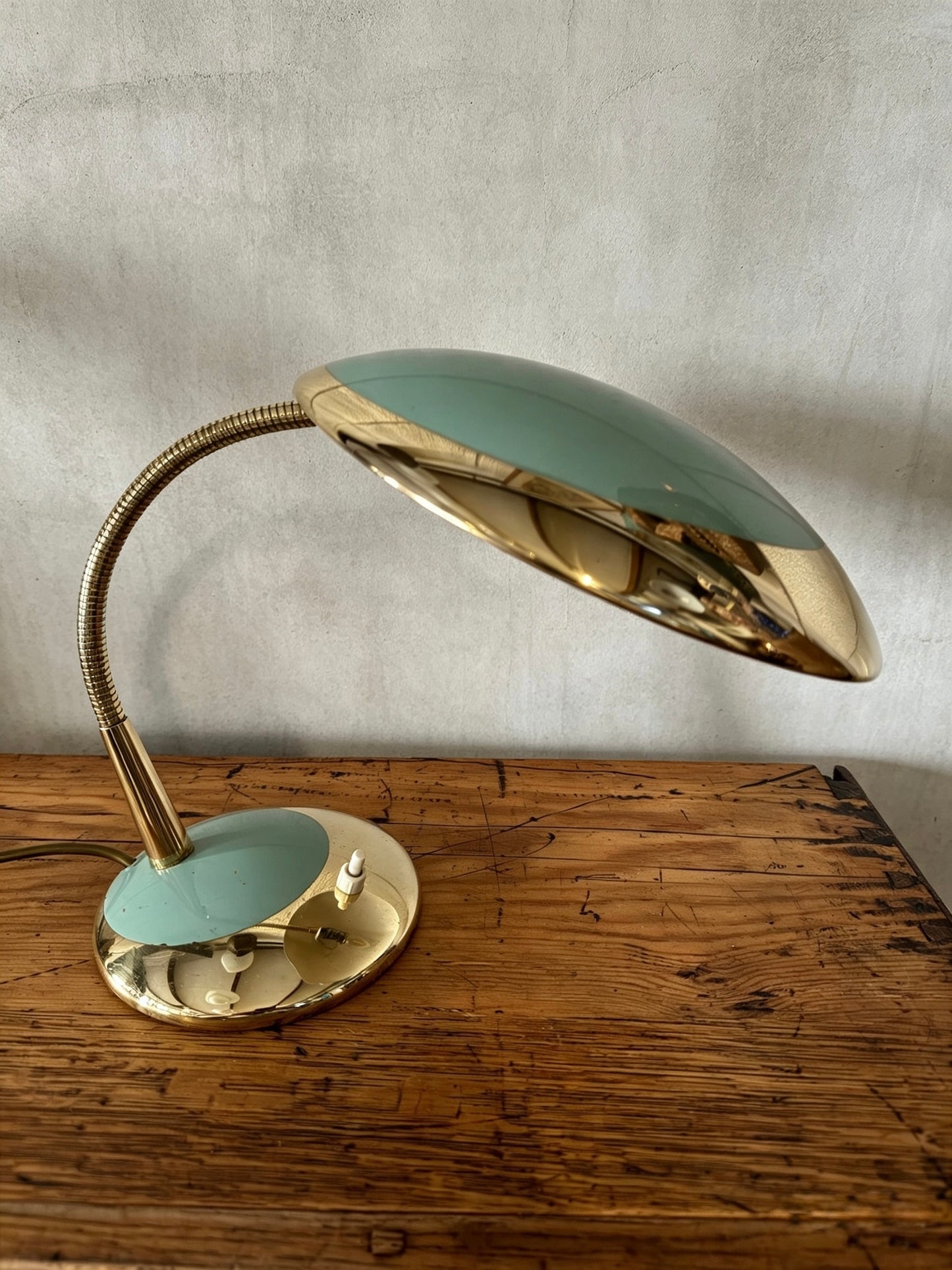 1950s Gooseneck Table Lamp By Hala