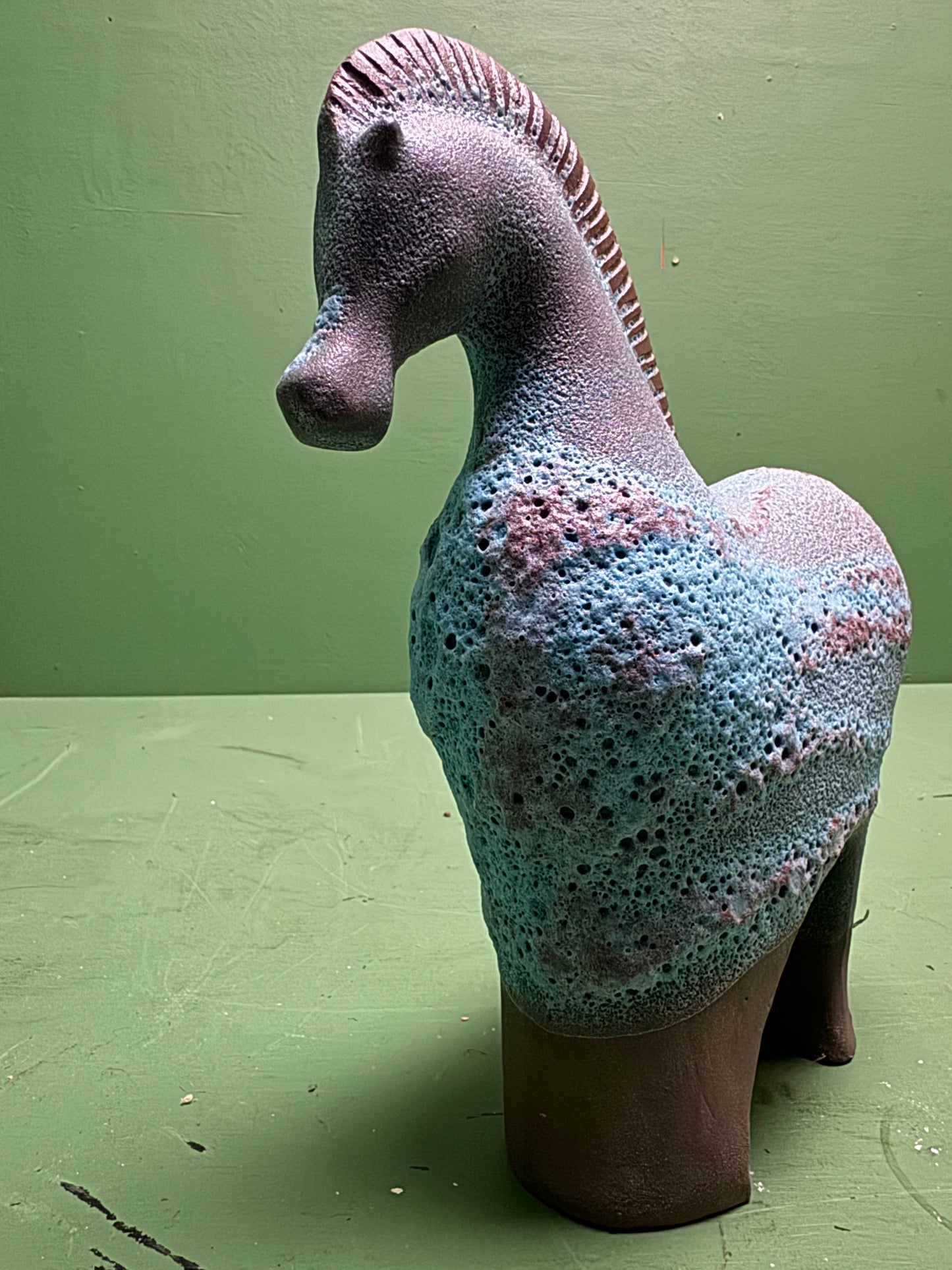 Ceramic Horses By Renowned Design Ceramicist Saliha Kartal