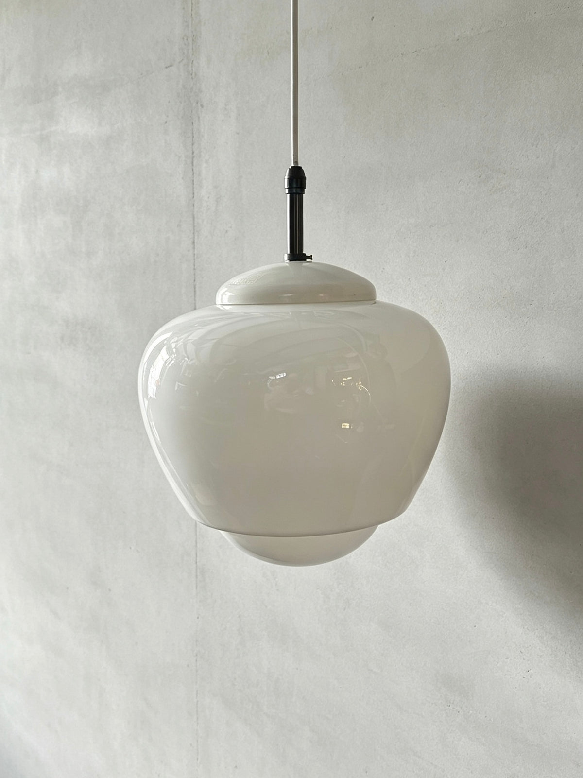 1960s Czech Opaline Pendant Light By Napako