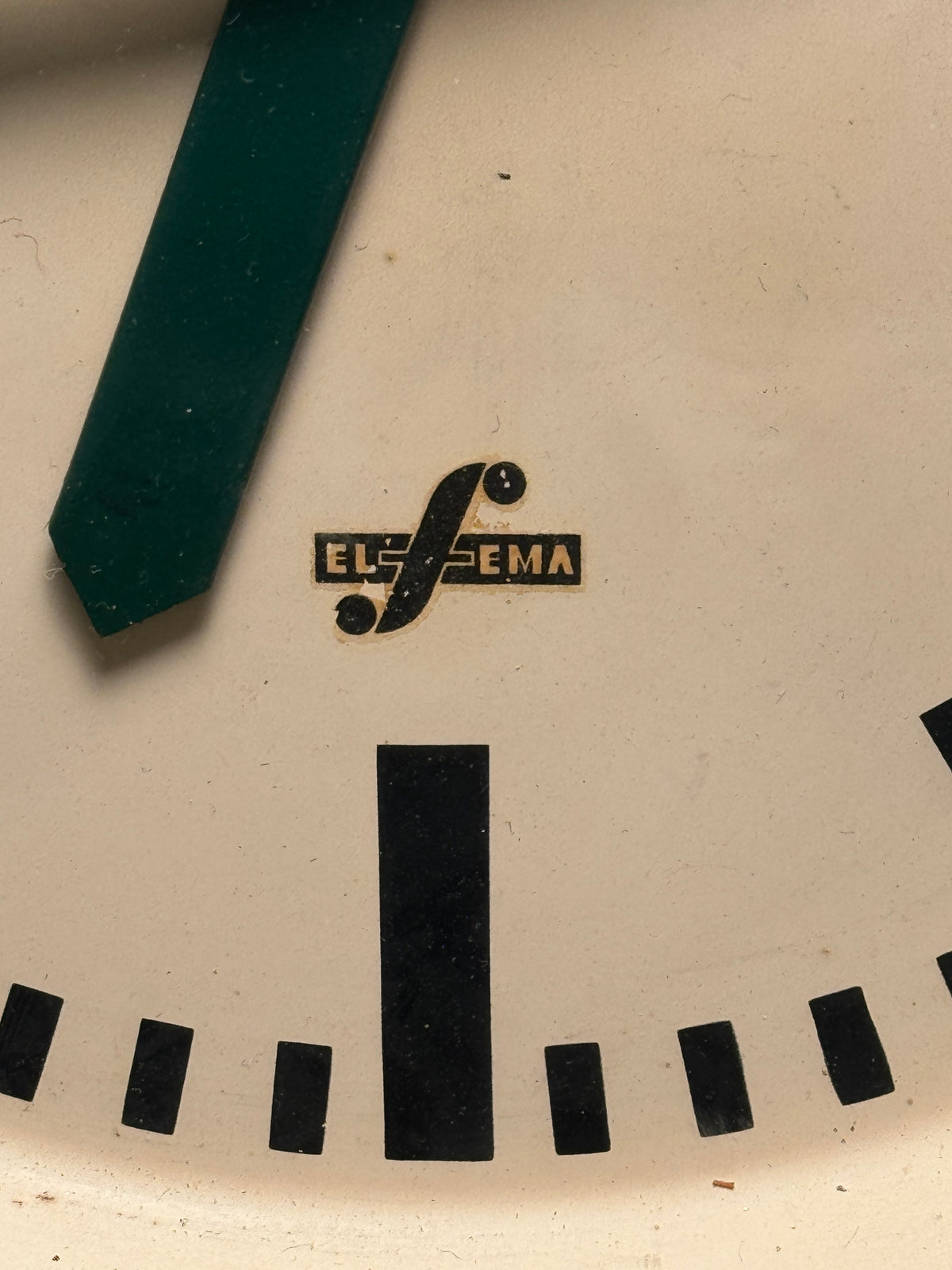 Large 1960's East German Industrial Factory Clocks By Elfema