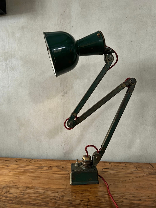 1930s Wall / Worktop Machinists Lamp By Simplex
