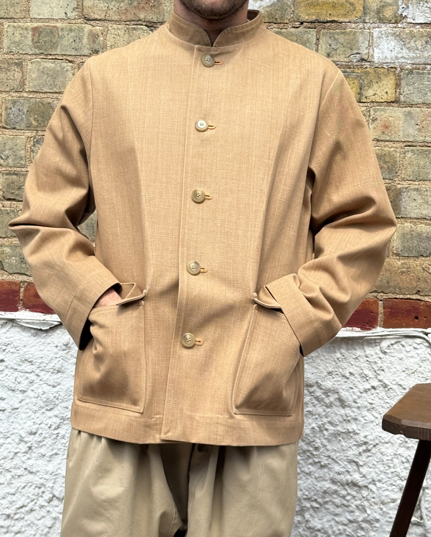 The 'Mintan' Made In London Classic Work Wear Thick Denim Over Shirt