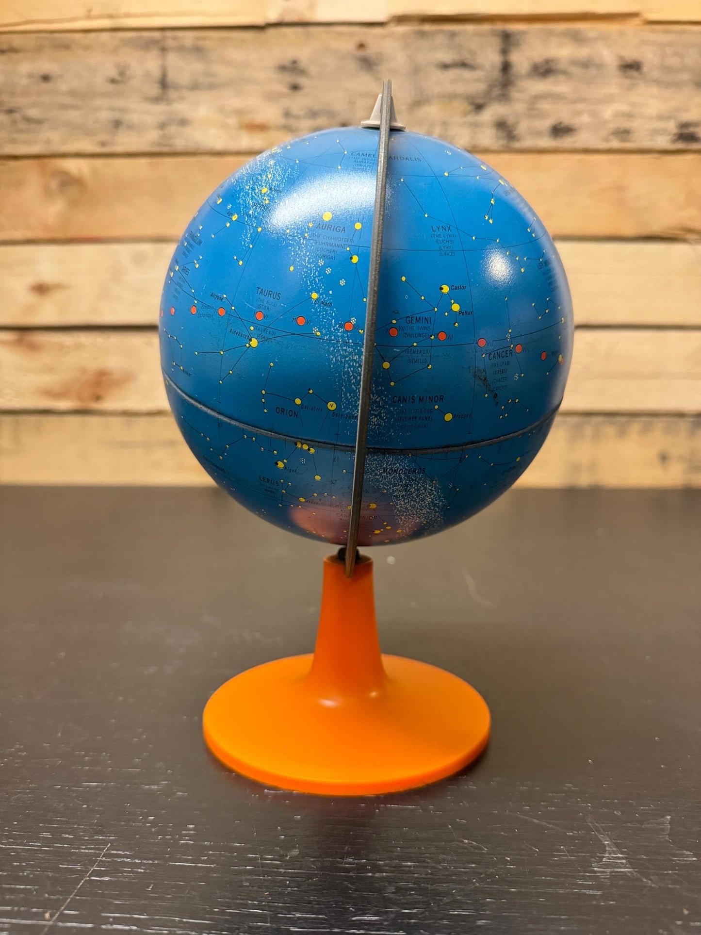 1960s Metal Celestial Table Globe By Scan Globe AS Copenhagen