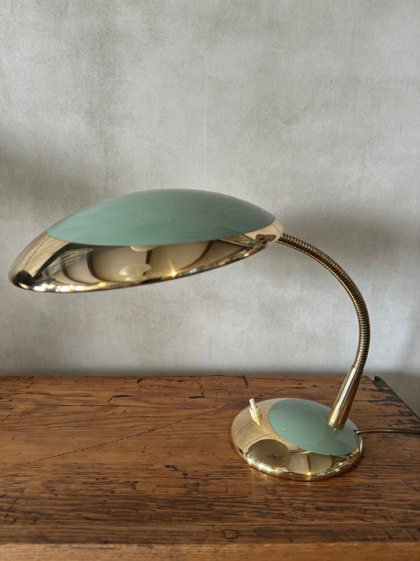 1950s Gooseneck Table Lamp By Hala