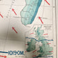 Philips Comparative Wall Atlas Of Africa Circa 1950s