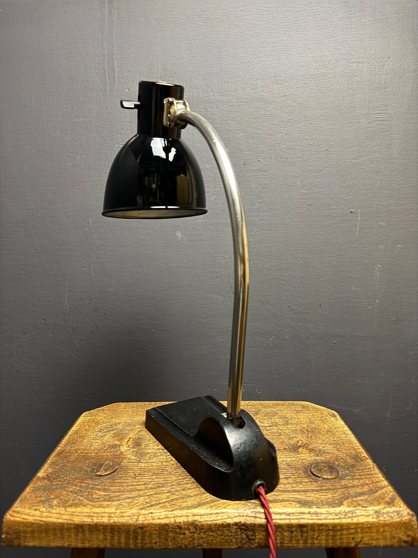 Rare 1930s Bauhaus Desk Lamp By Dr. Ing. Schneider & Co