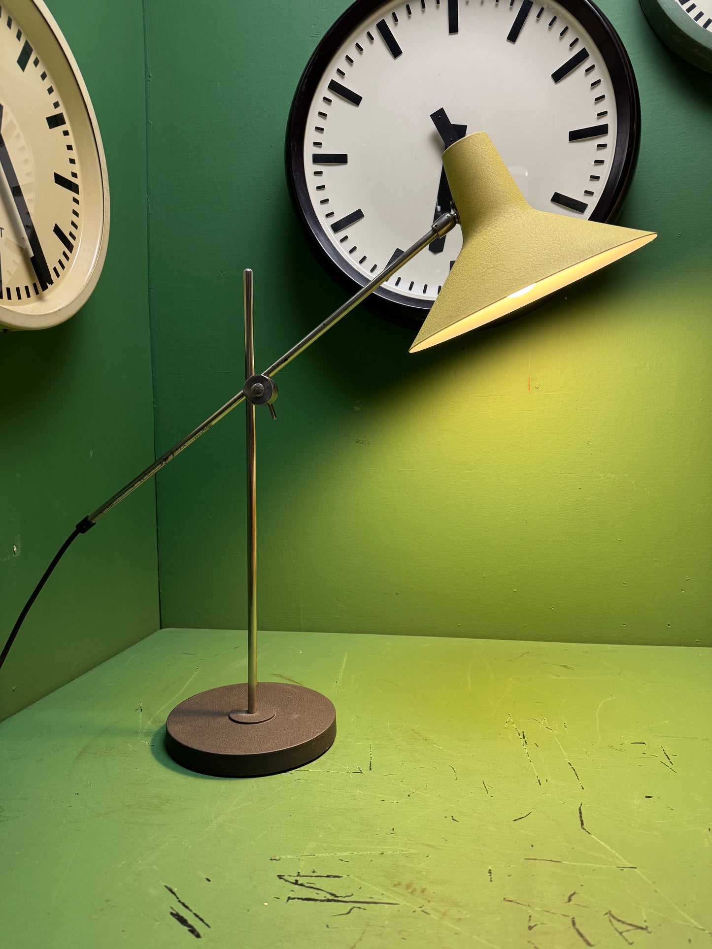 Large 1960s Table Lamp By Erich Lang For SIS Leuchten Germany