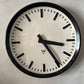 Large Czech 1950s Bakelite Office / Factory Clocks By Pragotron