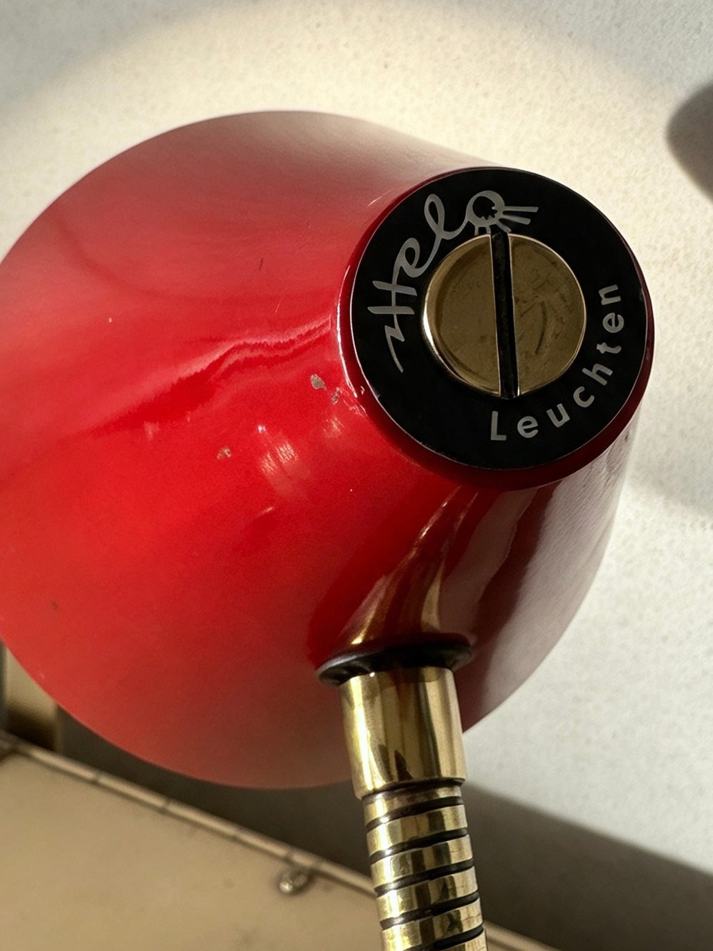 1950s Goose Neck Table Lamp By Helo Leuchten