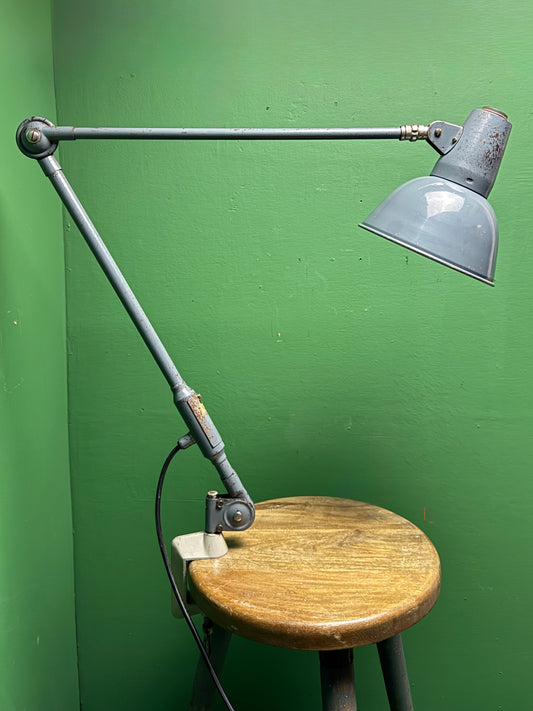 Large 1970s Task Lamp By SIS Leuchten Germany