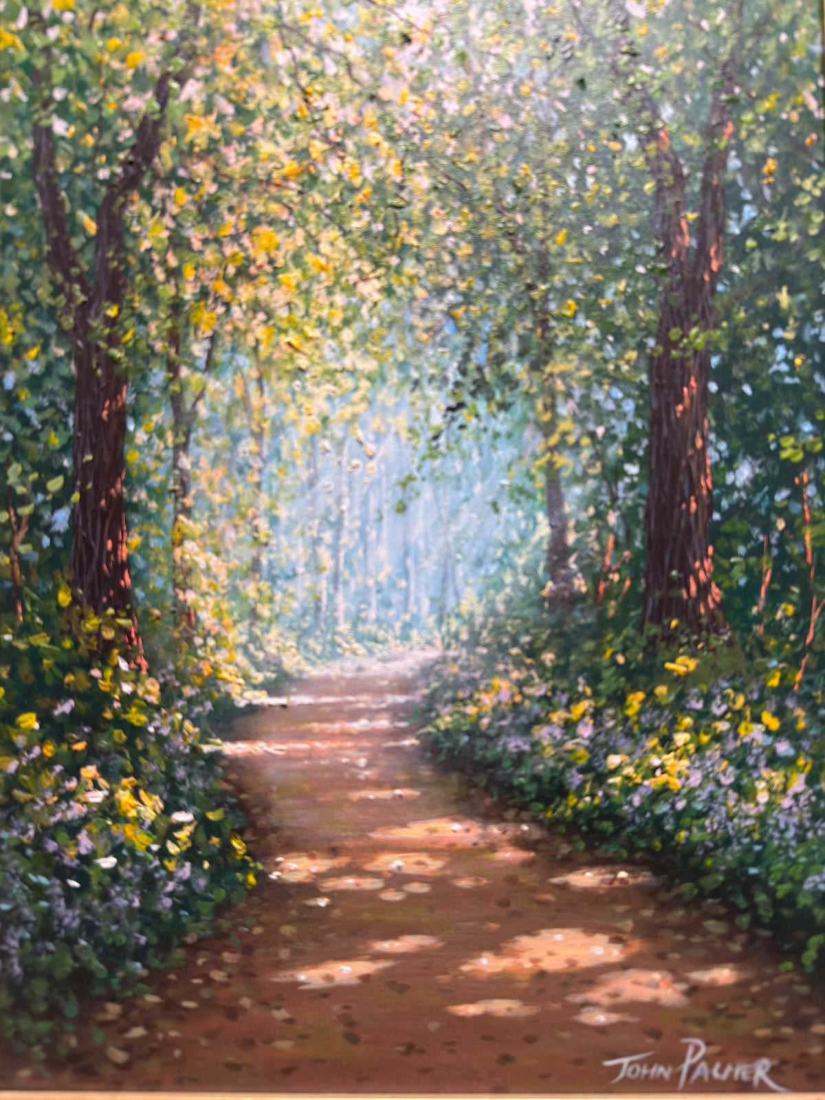 Framed Oil On Canvas British Painter John Palmer