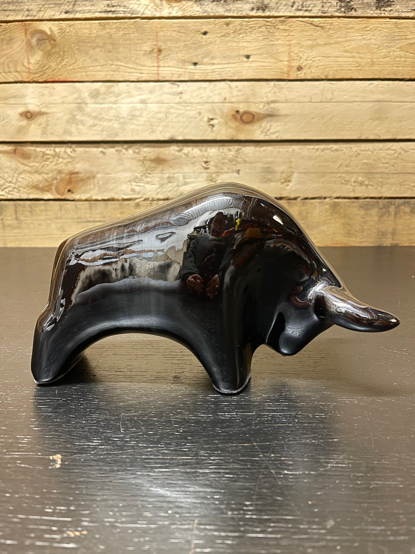 Otto Keramik Classic Ceramic Bull West German Pottery Fat Lava