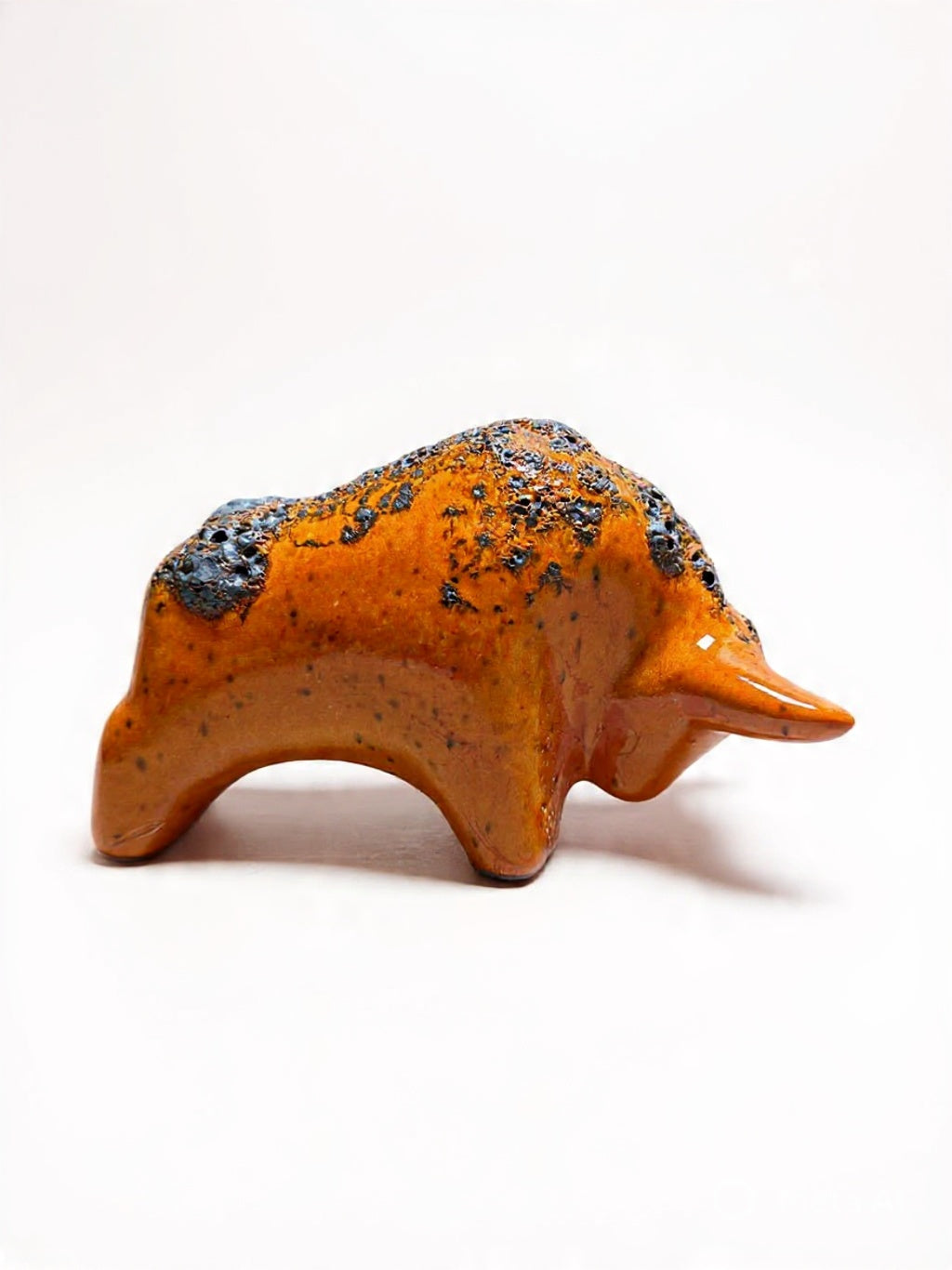 Otto Keramik Classic Ceramic Bull West German Pottery Fat Lava