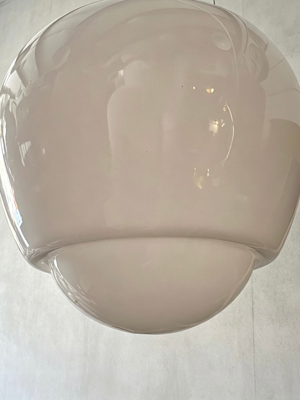 1960s Czech Opaline Pendant Light By Napako