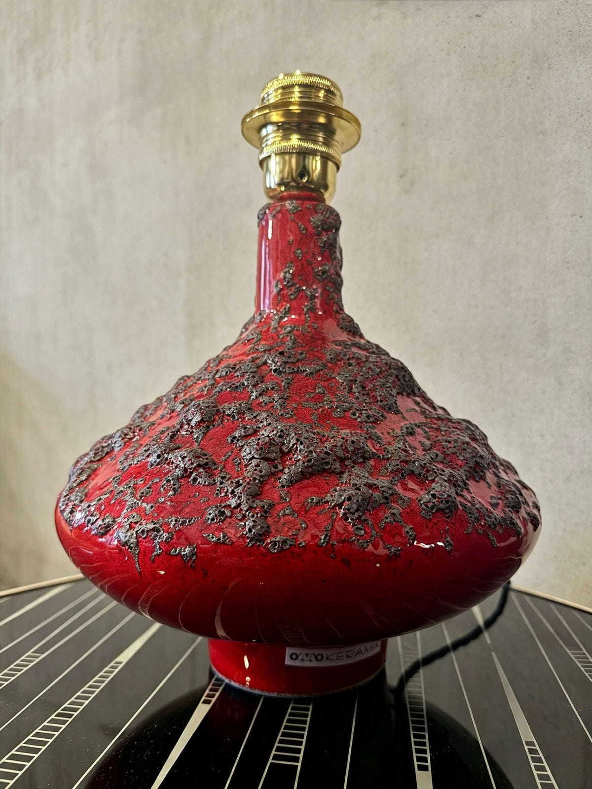 Otto Keramik Fat Lava UFO Lamp