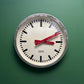 1970s East German Industrial Factory Clock By RFT