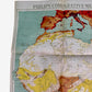 Philips Comparative Wall Atlas Of Africa Circa 1950s