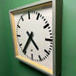 Large 1960's East German Industrial Factory Clocks By Elfema