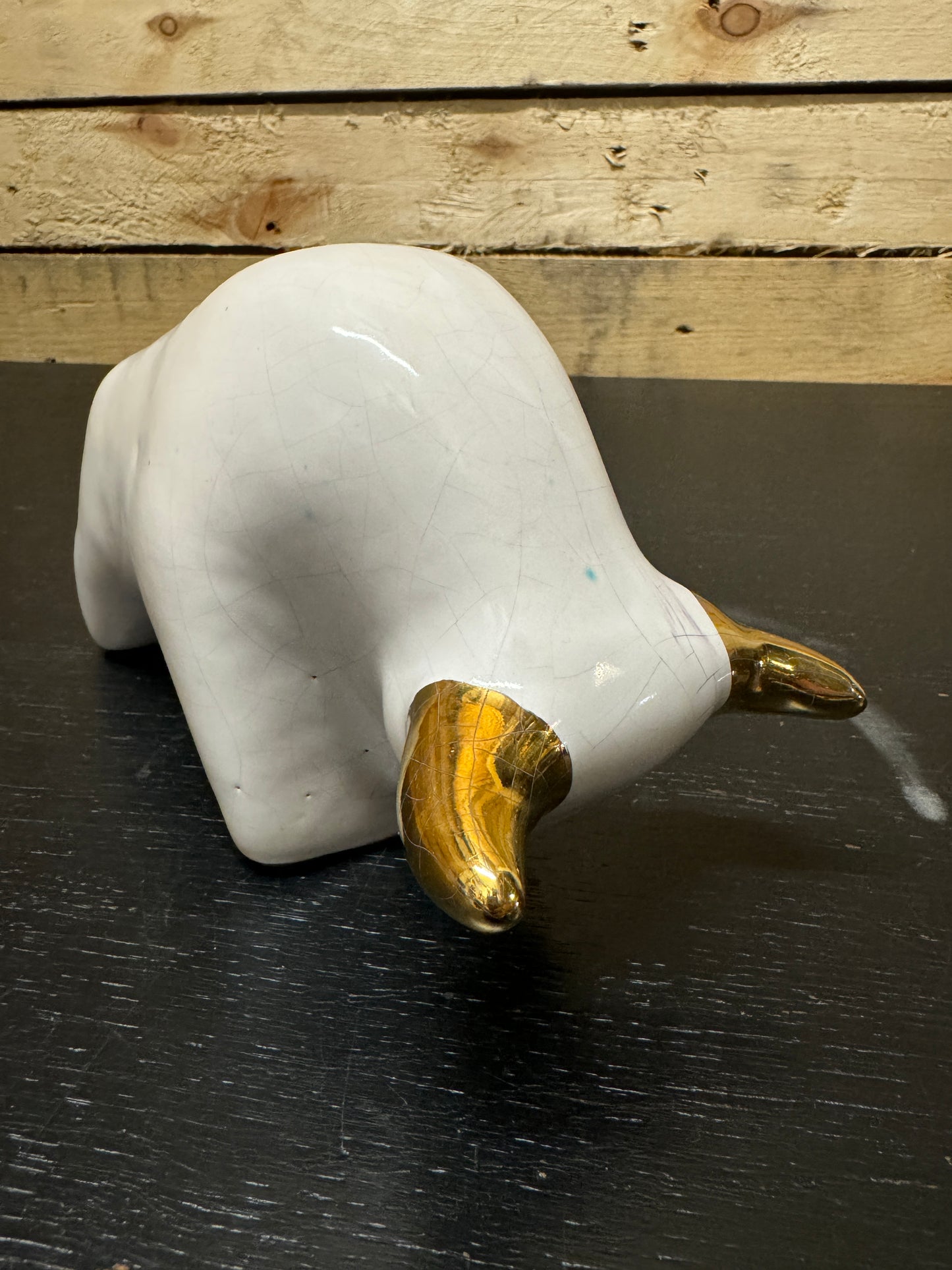 Otto Keramik Classic Ceramic Bull West German Pottery Fat Lava