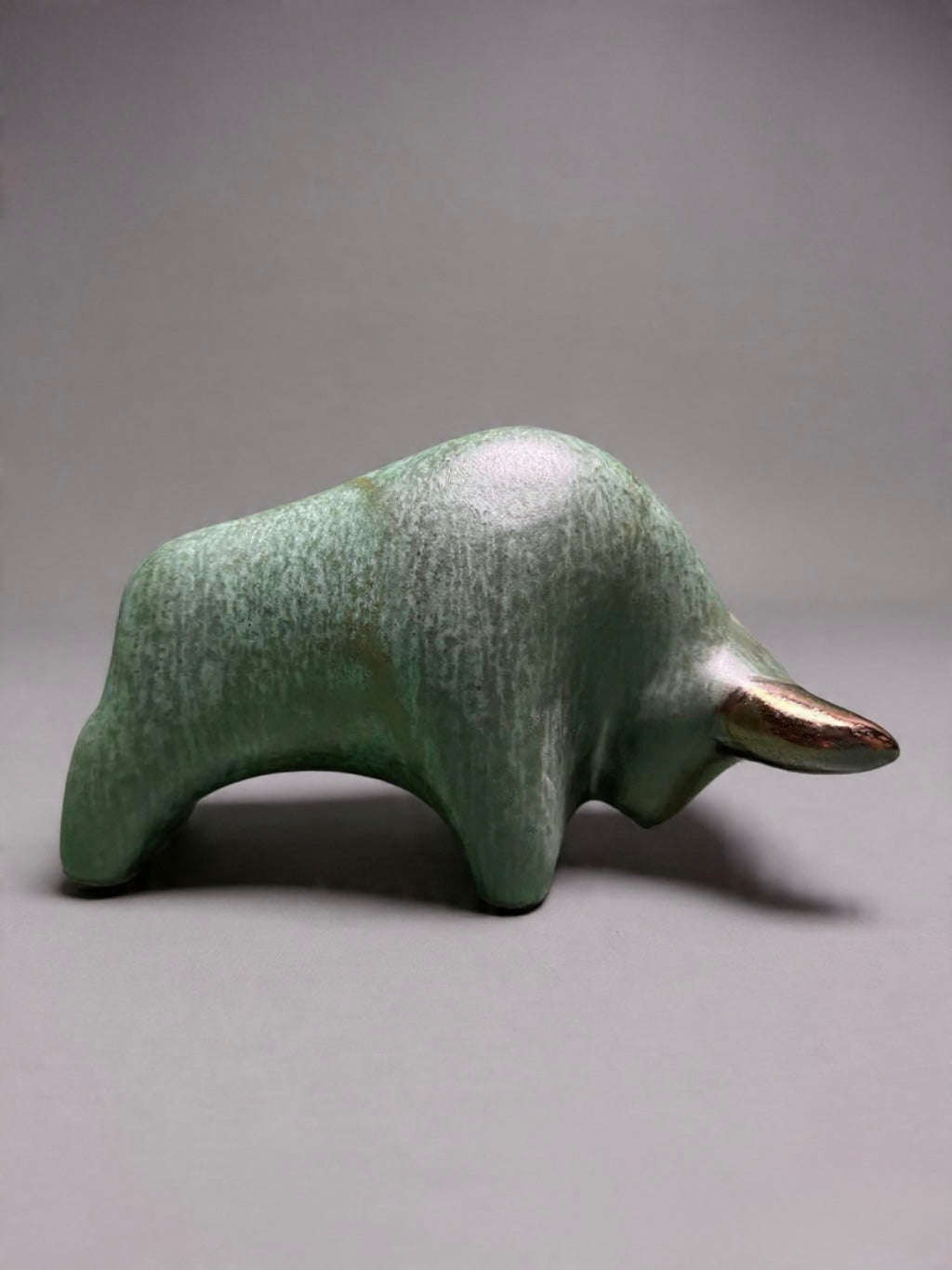 Otto Keramik Classic Ceramic Bull West German Pottery Fat Lava