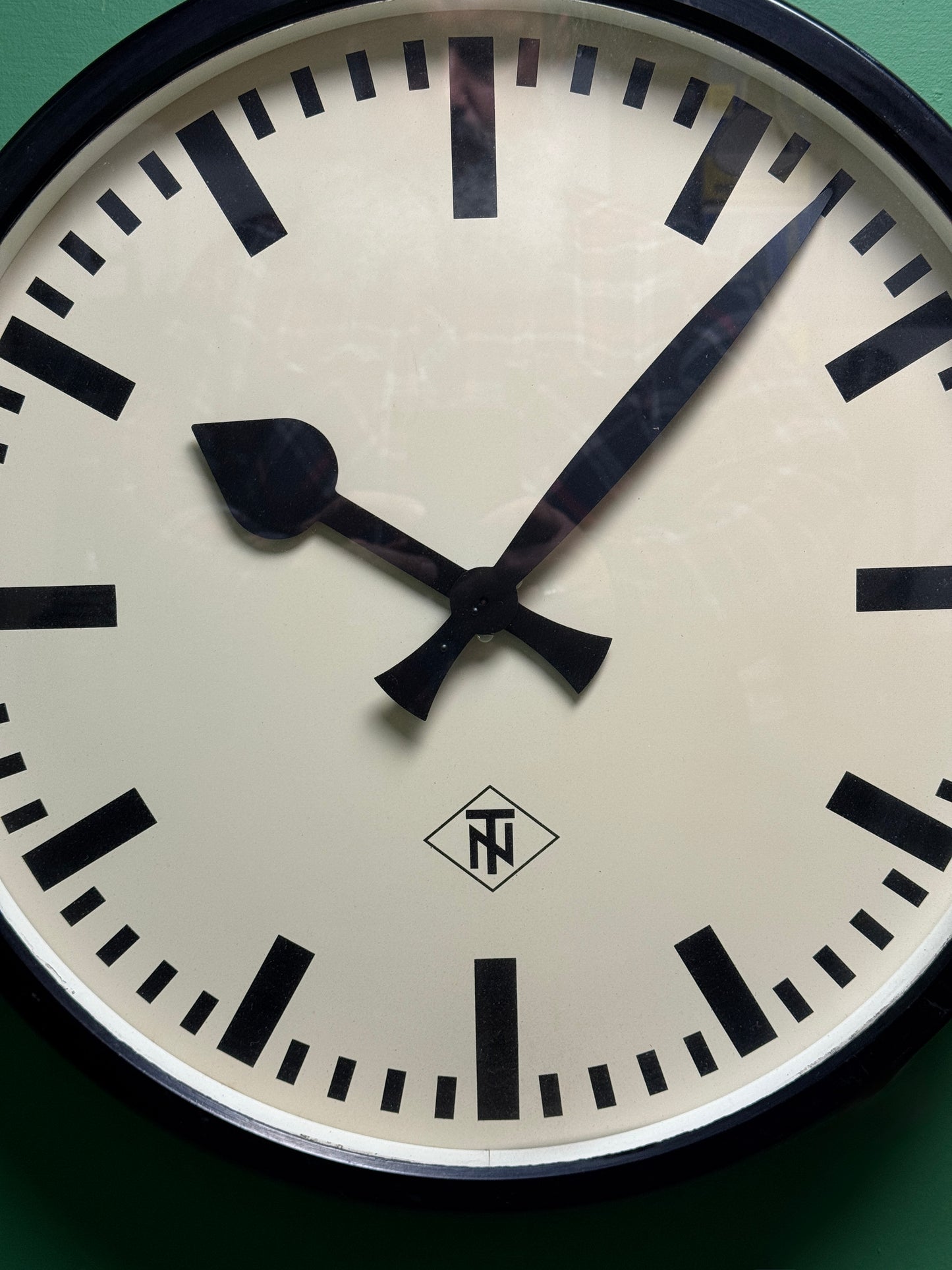 1940s Large TN Tele Norma West German Bakelite Factory / Office Clock