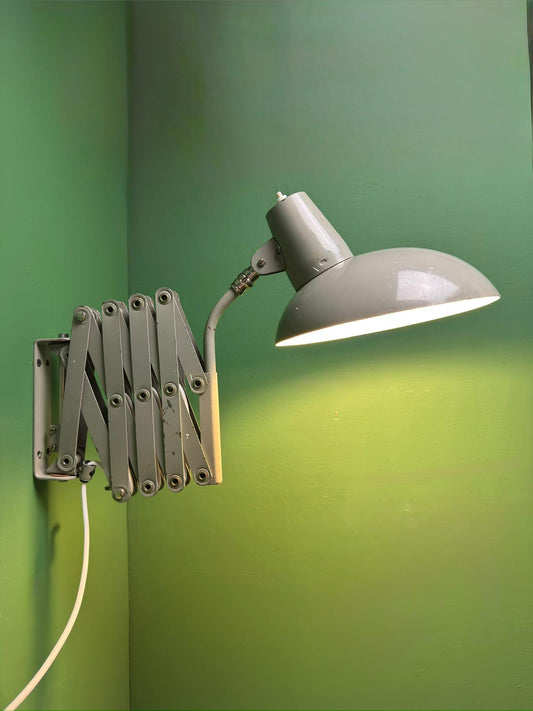 1970s Industrial Scissor Lamp By SIS Leuchten Germany