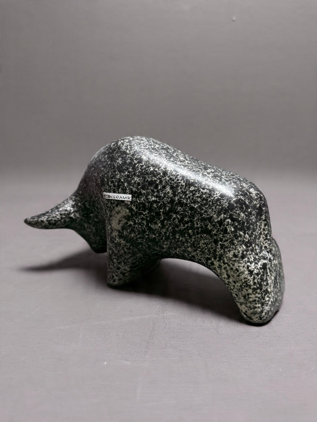 Otto Keramik Classic Ceramic Bull West German Pottery Fat Lava