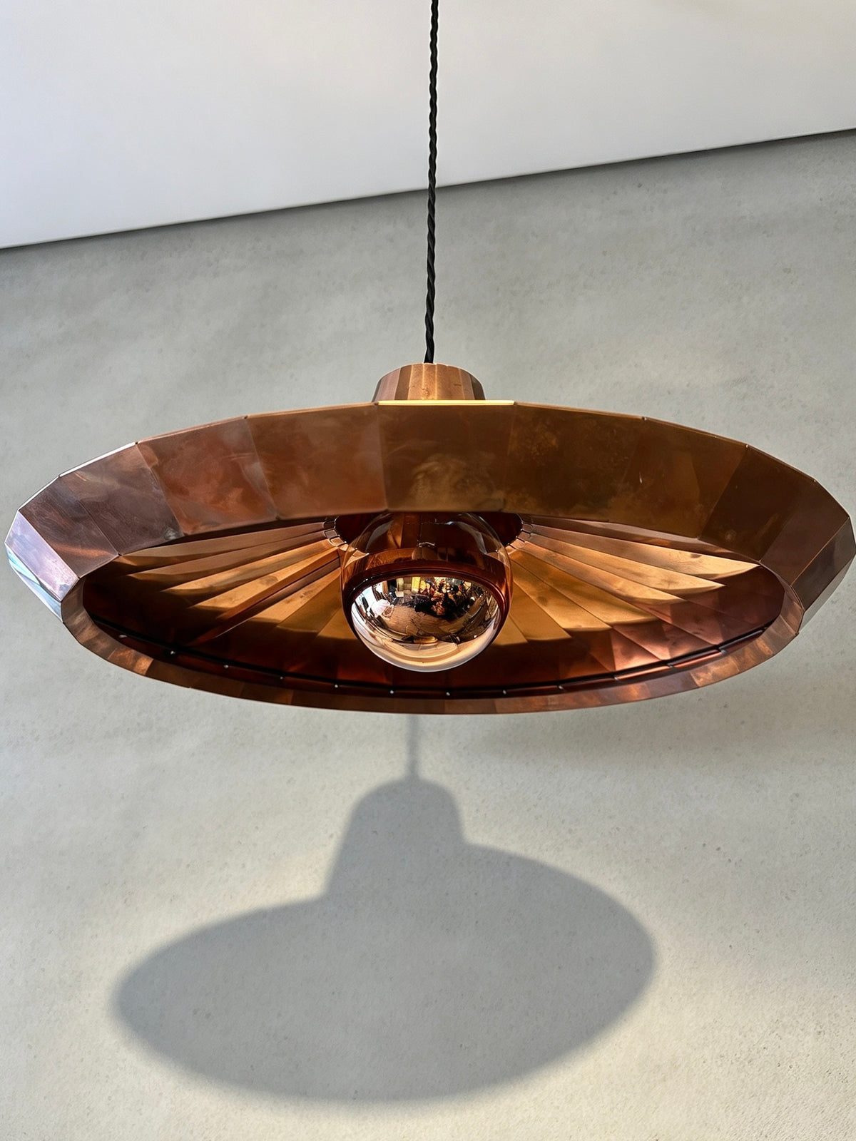 Copper Pendant Light Model CL-30 By David Derksen Design