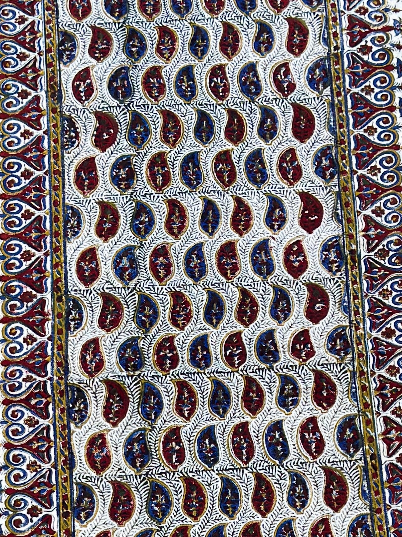 Ghalamkari Hand Block Prints Made In Iran