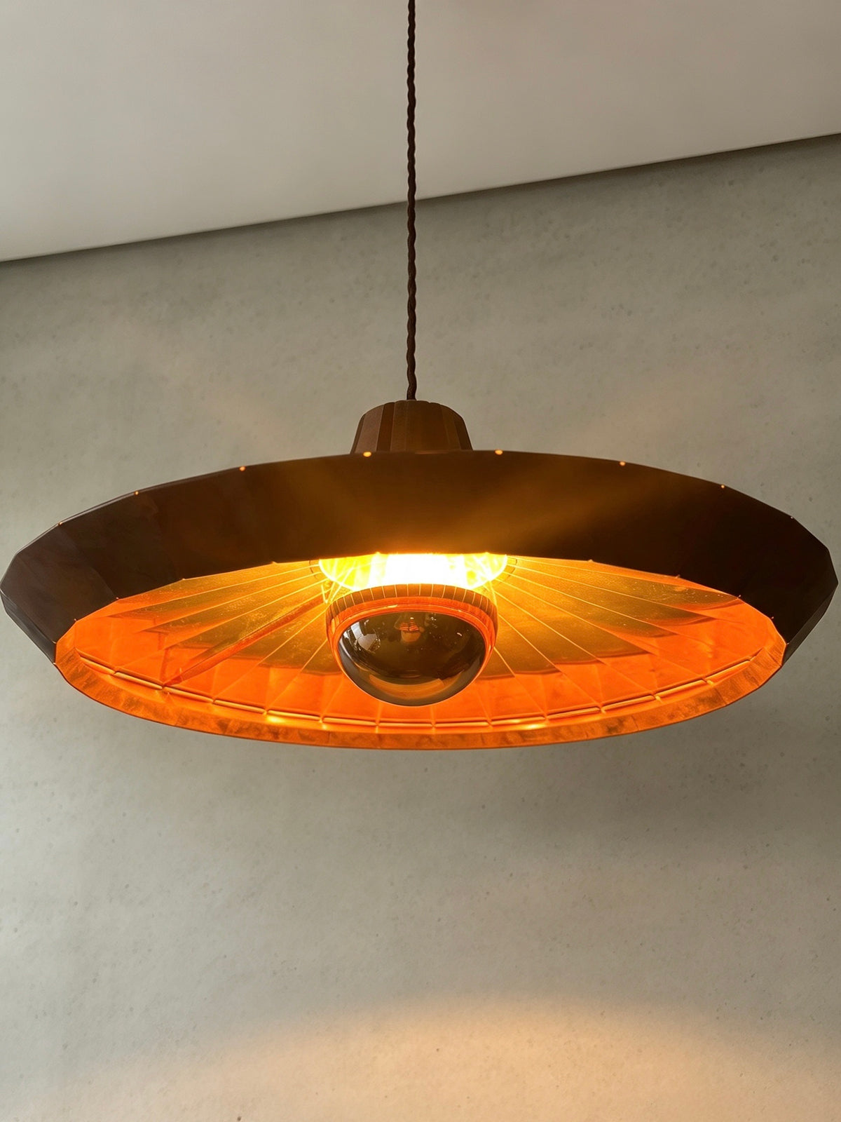Copper Pendant Light Model CL-30 By David Derksen Design