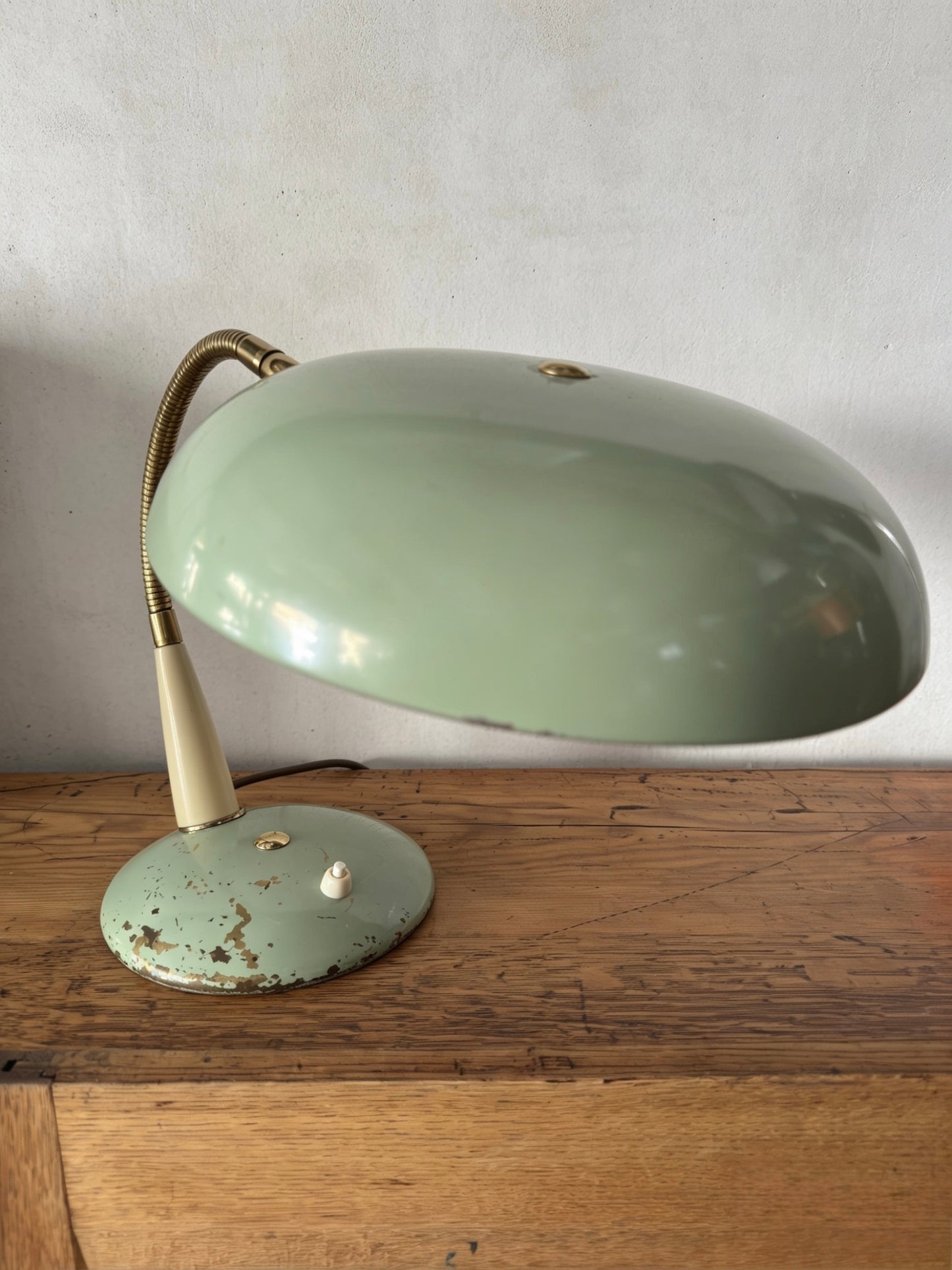 1960s Italian Gooseneck Table Lamp