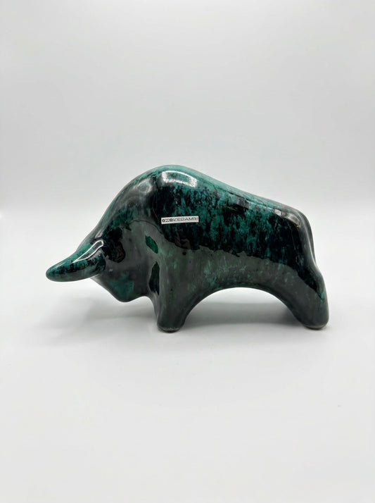 Otto Keramik Classic Ceramic Bull West German Pottery Fat Lava