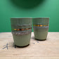 Hand Made Turkish Coffee / Espresso Cups By Renowned Design Ceramicist Saliha Kartal