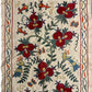 Hand Made Silk On Cotton Uzbek Bukhara Suzani.