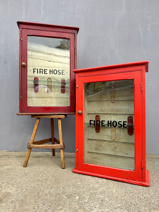 Early 1900s Fire Hose Cabinets
