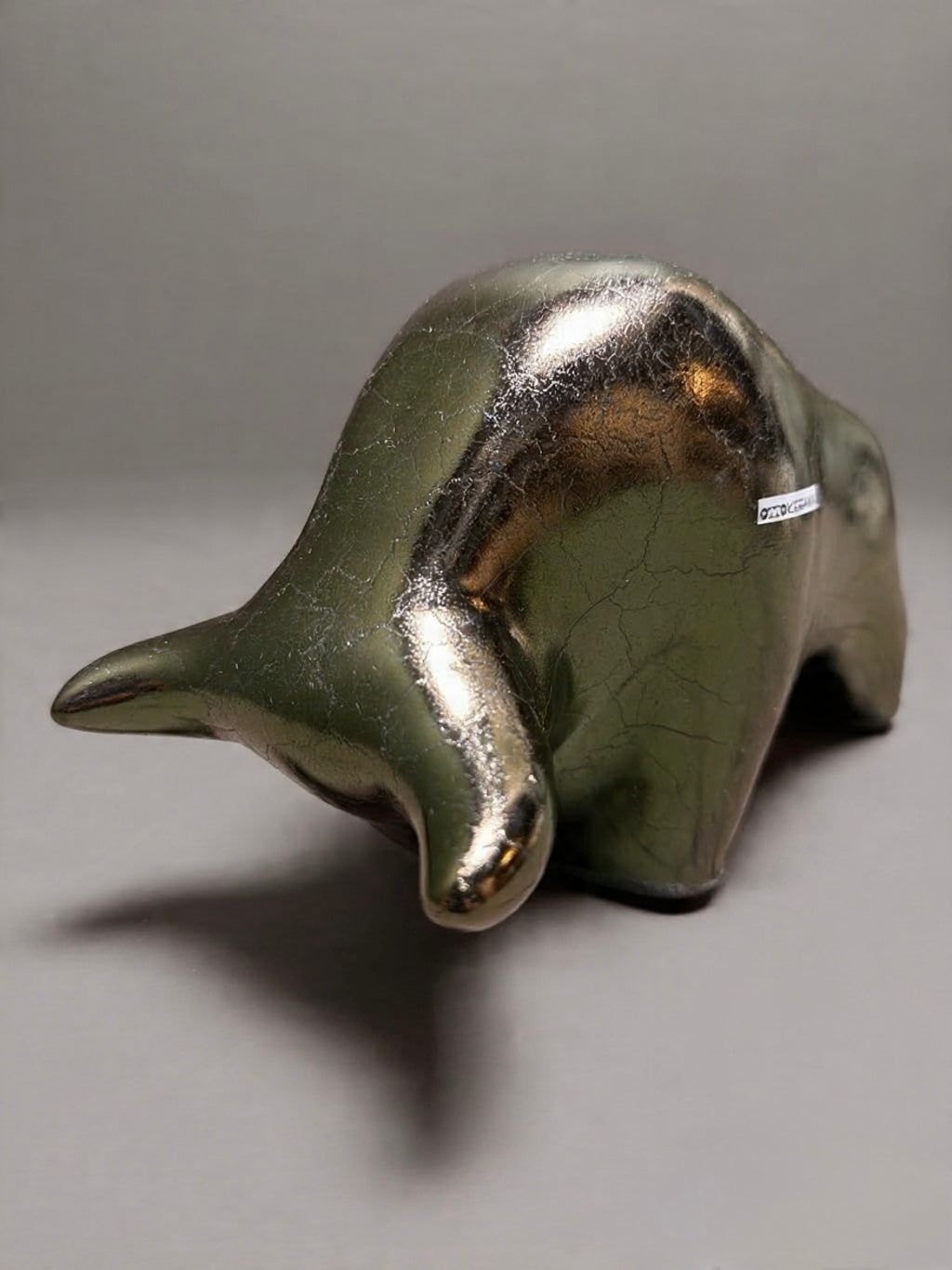 Otto Keramik Classic Ceramic Bull West German Pottery Fat Lava